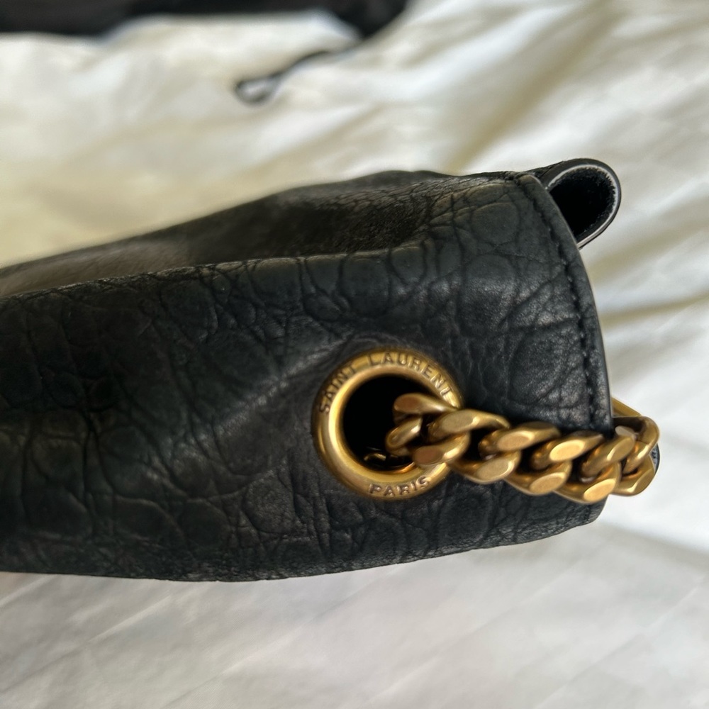 YSL suede Kate reversible crossbody bag with python print inside - Picture 7 of 16
